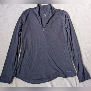 Patagonia Capilene Lightweight Women's XS Quarter Zip Dark Gray Longsleeve 2002